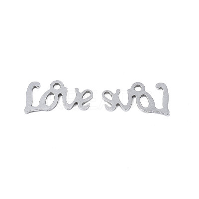 Non-Tarnish 304 Stainless Steel Connector Charms LS-STAS-N095-117-1