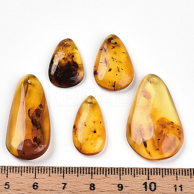 Natural Amber Pendants G-T140-17-1