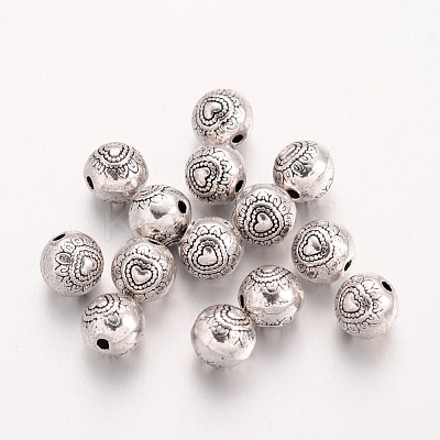 Tibetan Style Alloy Beads X-TIBEB-2986-AS-NR-1