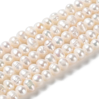 Natural Cultured Freshwater Pearl Beads Strands PEAR-E018-42-1