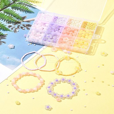4 Colors 3 Styles DIY Jewelry Beads Kits DIY-FS0006-58-1
