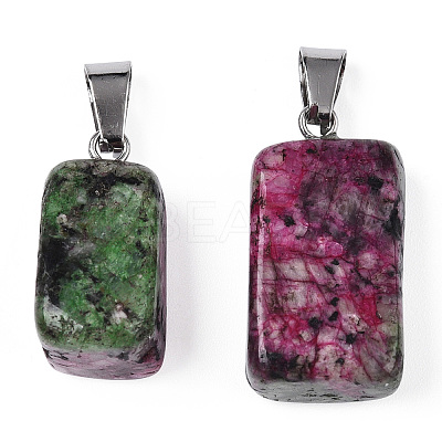 Natural Ruby in Zoisite Pendants G-Q996-24A-1