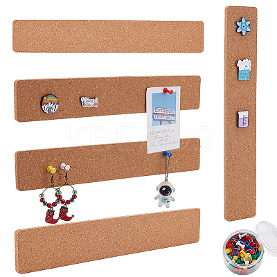 15Pcs Self-adhesive Cork Insulation Sheets AJEW-AR0004-84A-1