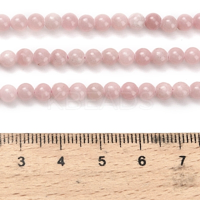 Natural Pink Opal Beads Strands G-Z110-C03-4mm-1