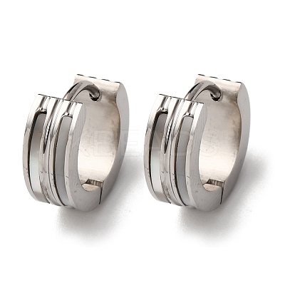 304 Stainless Steel Hoop Earrings EJEW-D331-14P-1