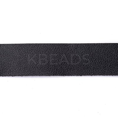 Flat Single Face Imitation Leather Cords LC-WH0002-01F-1