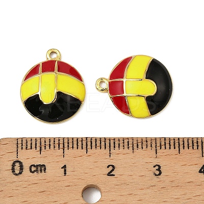 304 Stainless Steel Enamel Pendants STAS-T068-80G-1