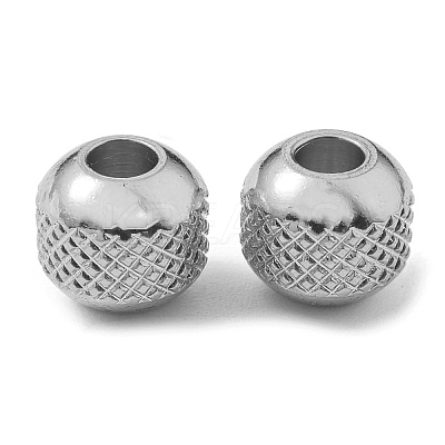 Tarnish Resistant 304 Stainless Steel Beads STAS-G133-06P-1