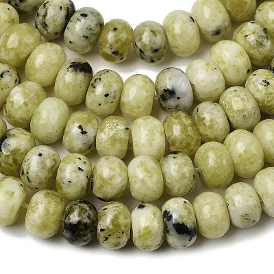 Natural Yellow Turquoise(Jasper) Beads Strands G-A280-A02-01-1