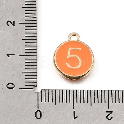 Alloy Enamel Charms ENAM-T010-07J-1