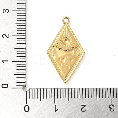 304 Stainless Steel Pendants STAS-I322-10G-1