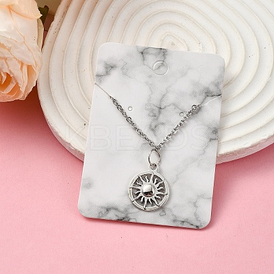 48Pcs 24 Styles Tibetan Style Alloy Pendants Sun/Star/Moon DIY-YW0008-84-1