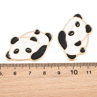 Animal Alloy Enamel Cabochons AL-CBA1A6F-01KCG-B-1