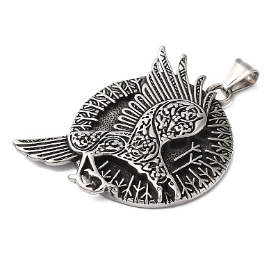 Viking Jewelry 304 Stainless Steel Pendants LS-STAS-Z067-02P-1