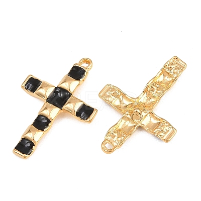 304 Stainless Steel Enamel Pendants STAS-G398-21G-01-1