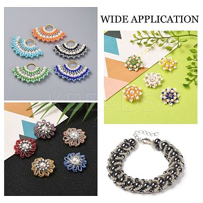 Special Coated Nylon Beading Threads for Seed Beads OCOR-R038-16-1