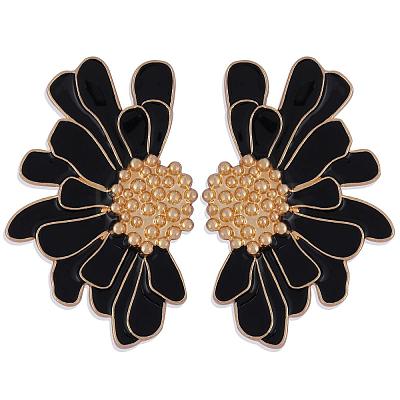 Vintage Flower Stud Earrings for Women JE1095C-1