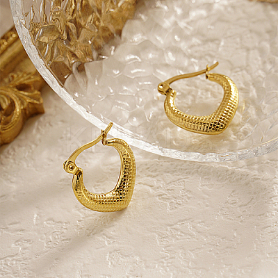 304 Stainless Steel Hoop Earrings for Women YI9341-1-1
