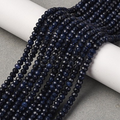 Dyed Natural Malaysia Jade Rondelle Beads Strands G-E316-2x4mm-16-1