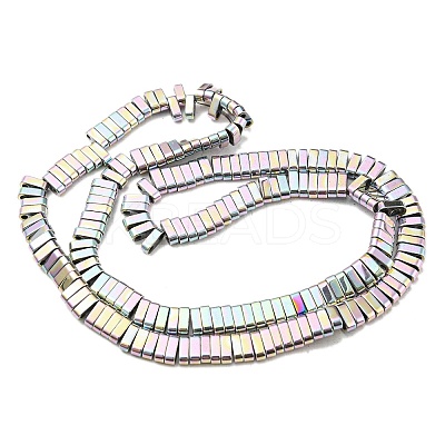 Electroplated Non-magnetic Synthetic Hematite Beads Strands G-C106-B02-04A-1