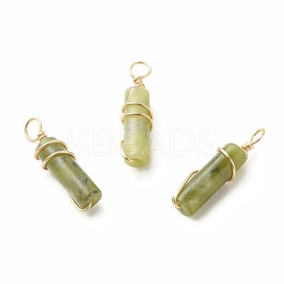 Natural Taiwan Jade Pendants PALLOY-JF01453-06-1