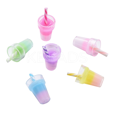 Imitation Juice Glass Pendants CRES-CJ0001-12-1