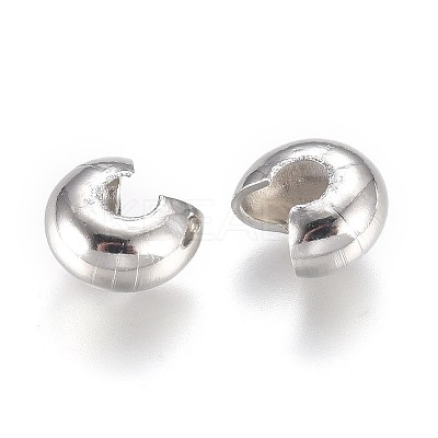Iron Crimp Beads Covers KK-CJC0001-06C-P-1