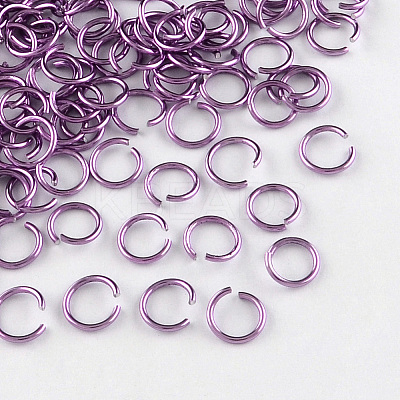 Aluminum Wire Open Jump Rings X-ALUM-R005-0.8x6-22-1