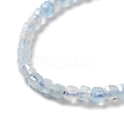 Natural Aquamarine Beads Strands G-D467-A10-1