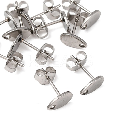 Non-Tarnish 304 Stainless Steel Stud Earring Findings LS-X-STAS-R063-38-1