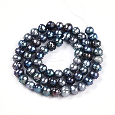 Natural Cultured Freshwater Pearl Beads Strands PEAR-N013-05C-02-1