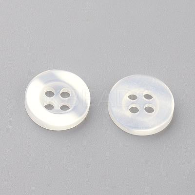 4-Hole Plastic Buttons BUTT-S020-11-11.5mm-1