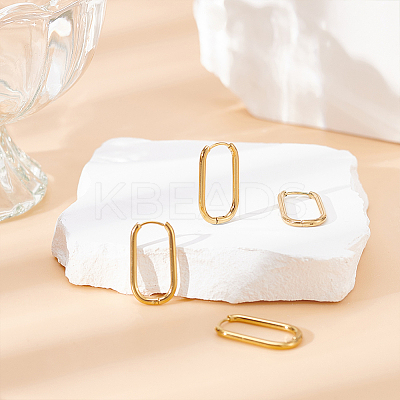6 Pairs 201 Stainless Steel Hoop Earrings EJEW-UN0003-13B-1