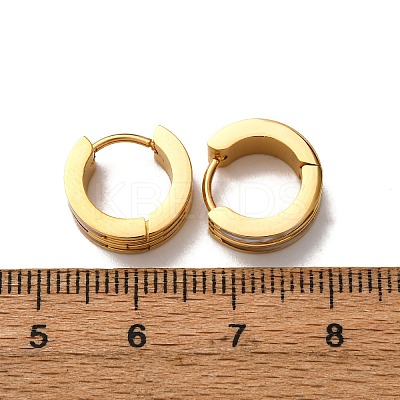 304 Stainless Steel Hoop Earrings EJEW-D331-14G-1