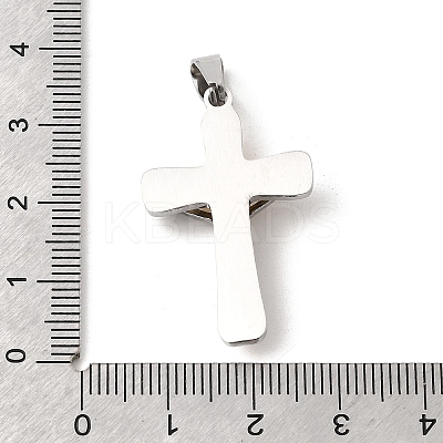 304 Stainless Steel Pendants STAS-G378-08GP-1