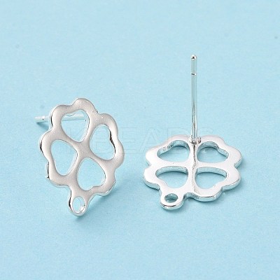 201 Stainless Steel Stud Earring Findings STAS-K241-14S-1