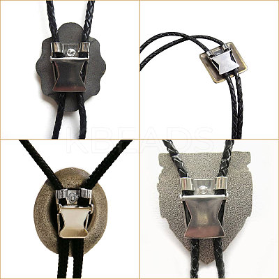 DIY Bolo Tie Jewelry Making Finding Kit FIND-CA0009-19AS-1