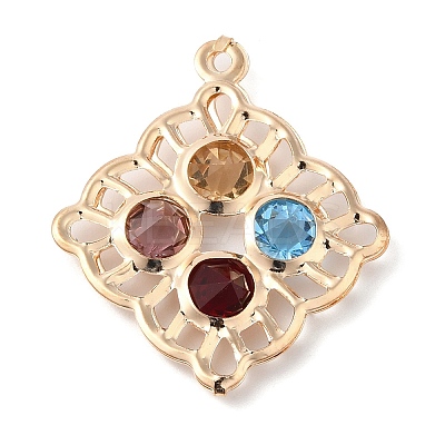 Iron with Glass Pendants IFIN-B002-04KCG-1