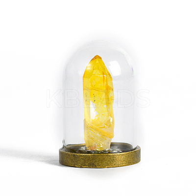 Natural Quartz Crystal Dyed Display Decorations G-PW0007-068B-1