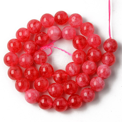 Natural Quartz Beads Strands G-R479-10mm-10-1