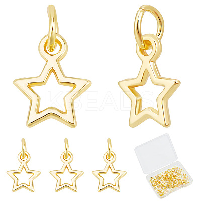 Brass Pendants KK-BBC0015-30C-1
