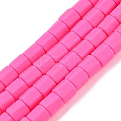 Handmade Polymer Clay Beads Strands CLAY-T021-02H-1