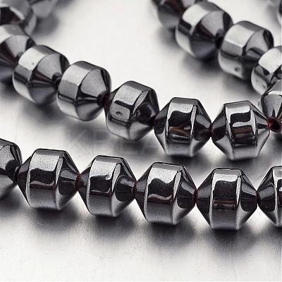 Non-magnetic Synthetic Hematite Bead Strands G-F300-31B-09-1