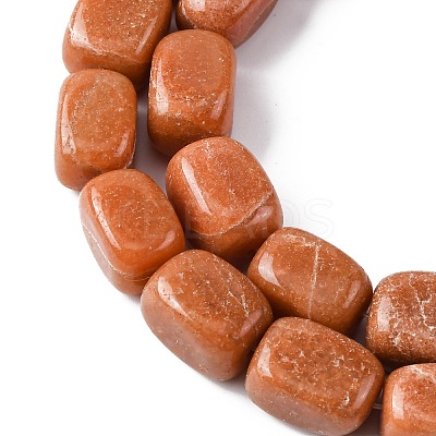 Natural Red Aventurine Beads Strands G-H331-B02-1
