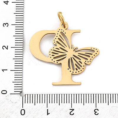 Ion Plating(IP) 201 Stainless Steel Pendants STAS-N103-184G-P-1