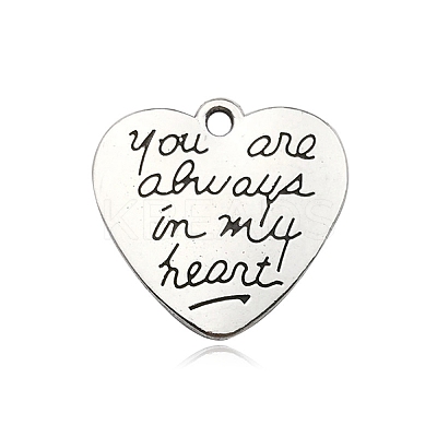 Mother's Day Theme Tibetan Style Alloy Pendnats FIND-CJC0018-54D-1