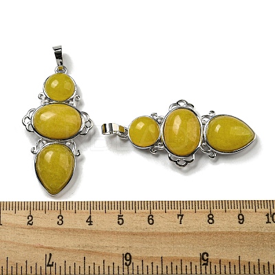 Natural Topaz Jade Pendants G-Q158-04Q-1
