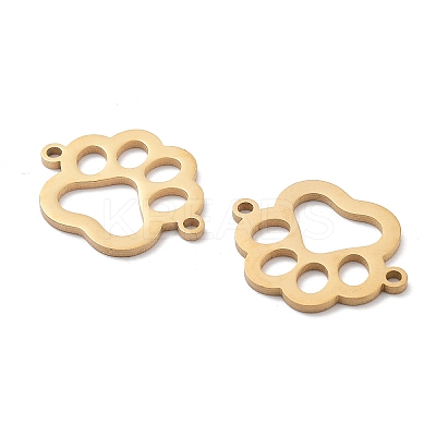 Ion Plating(IP) 304 Stainless Steel Hollow Connector Charms STAS-P332-02G-1
