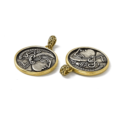 Rack Plating Brass Pendants KK-I696-01-1