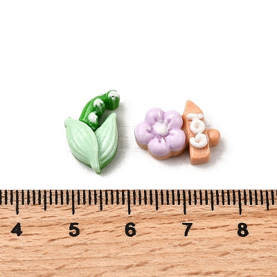 Opaque Resin Cabochons RESI-K046-09-1